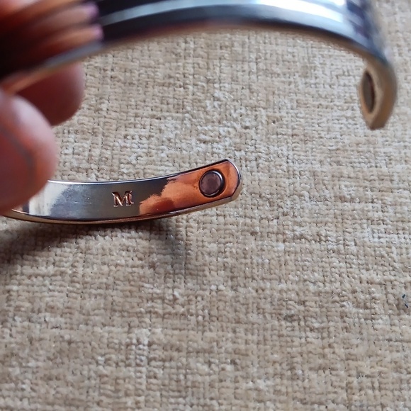 24K Electroplated Bangle Cuff Bracelet - Picture 3 of 6